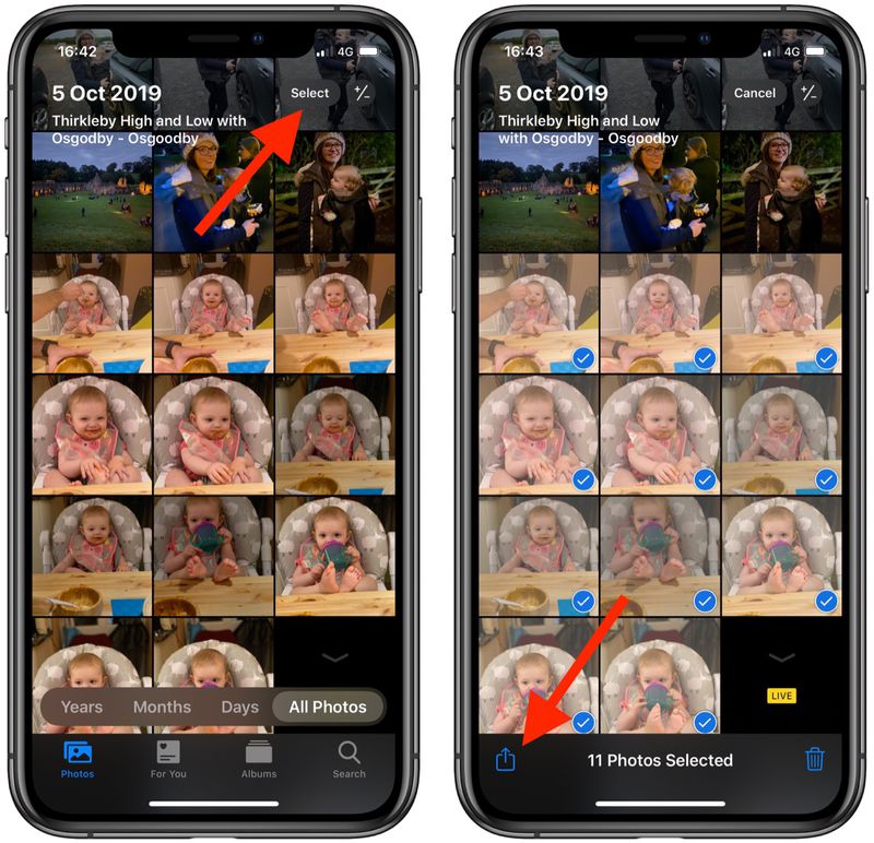 How to Add Several Photos to an Album in the Photos App in iOS 13 ...