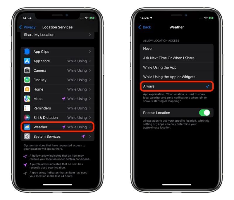 iOS 15: How to Get Weather Notifications on Your iPhone - MacRumors