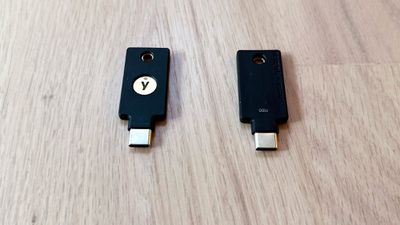 Yubikey delante y detrás