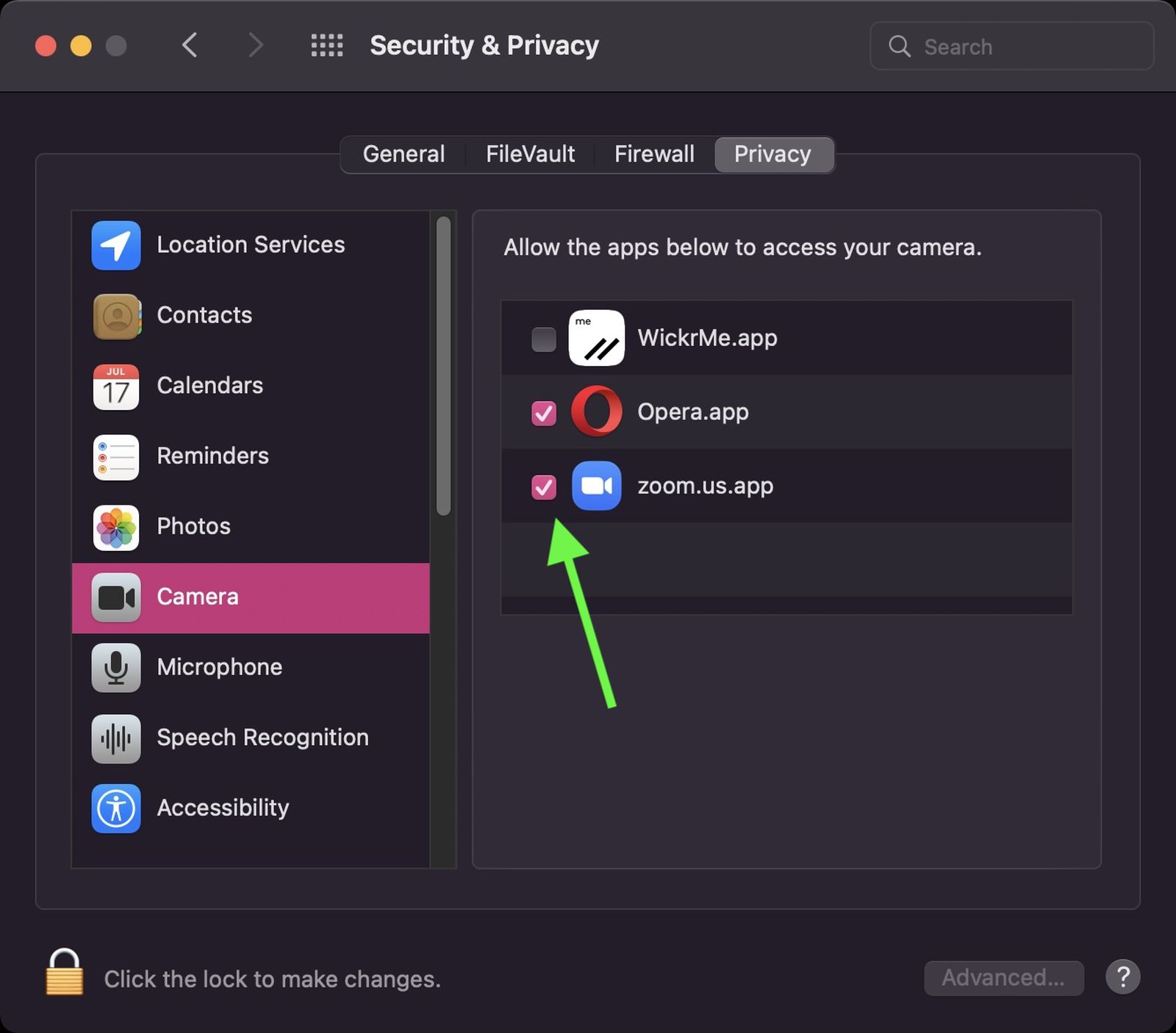 macOS Monterey What Does a Green or Orange Dot in the Menu Bar Mean