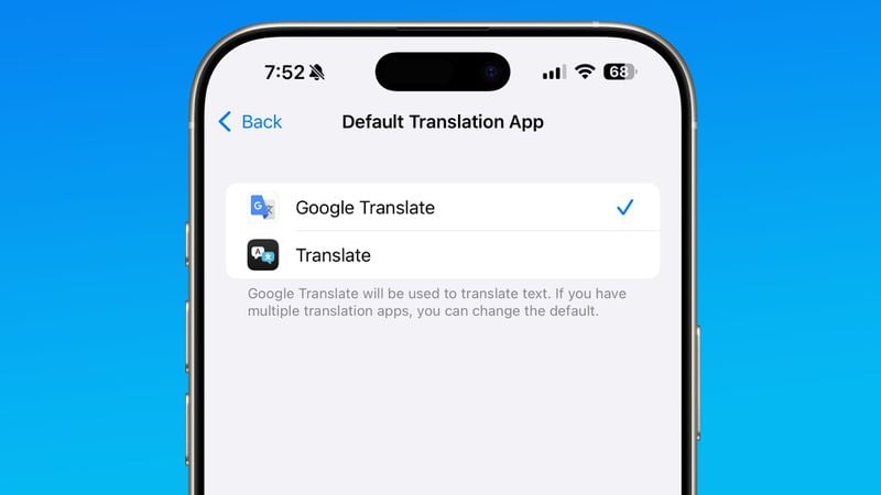 Το Google Translate είναι πλέον διαθέσιμο ως προεπιλεγμένη εφαρμογή μετάφρασης σε iPhone και iPad Το Google Translate είναι πλέον διαθέσιμο ως προεπιλεγμένη εφαρμογή μετάφρασης σε iPhone και iPad