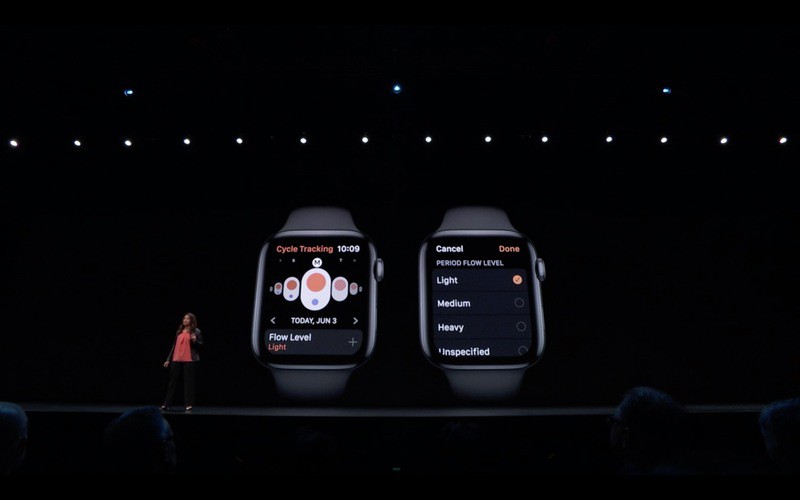 apple watch 5 period tracker