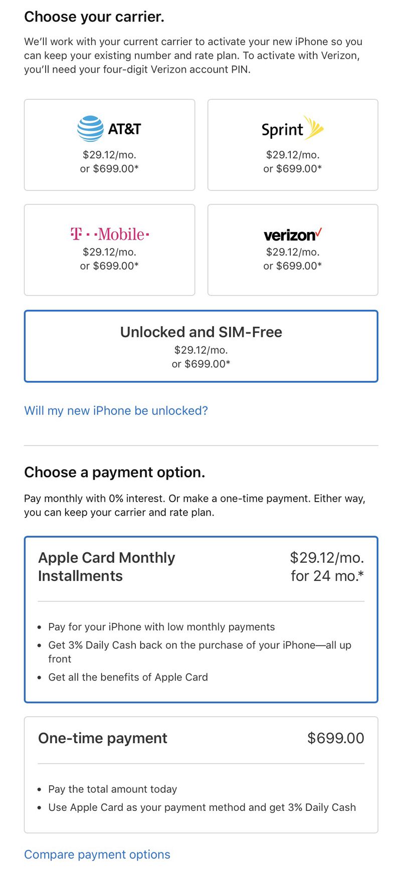 SIM-Free iPhones Now Qualify for 24-Month Interest-Free Financing With Apple Card - MacRumors