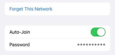 iPhone 14 Pro-instellingen Wi-Fi-wachtwoord