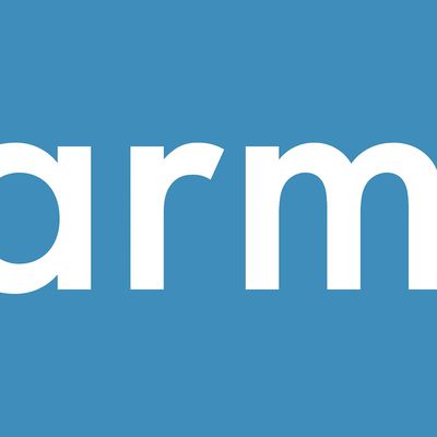 arm logo blue bg