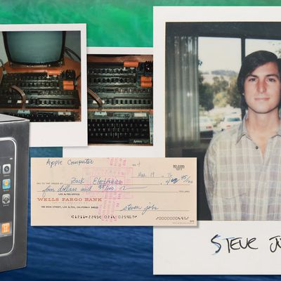 steve jobs auction