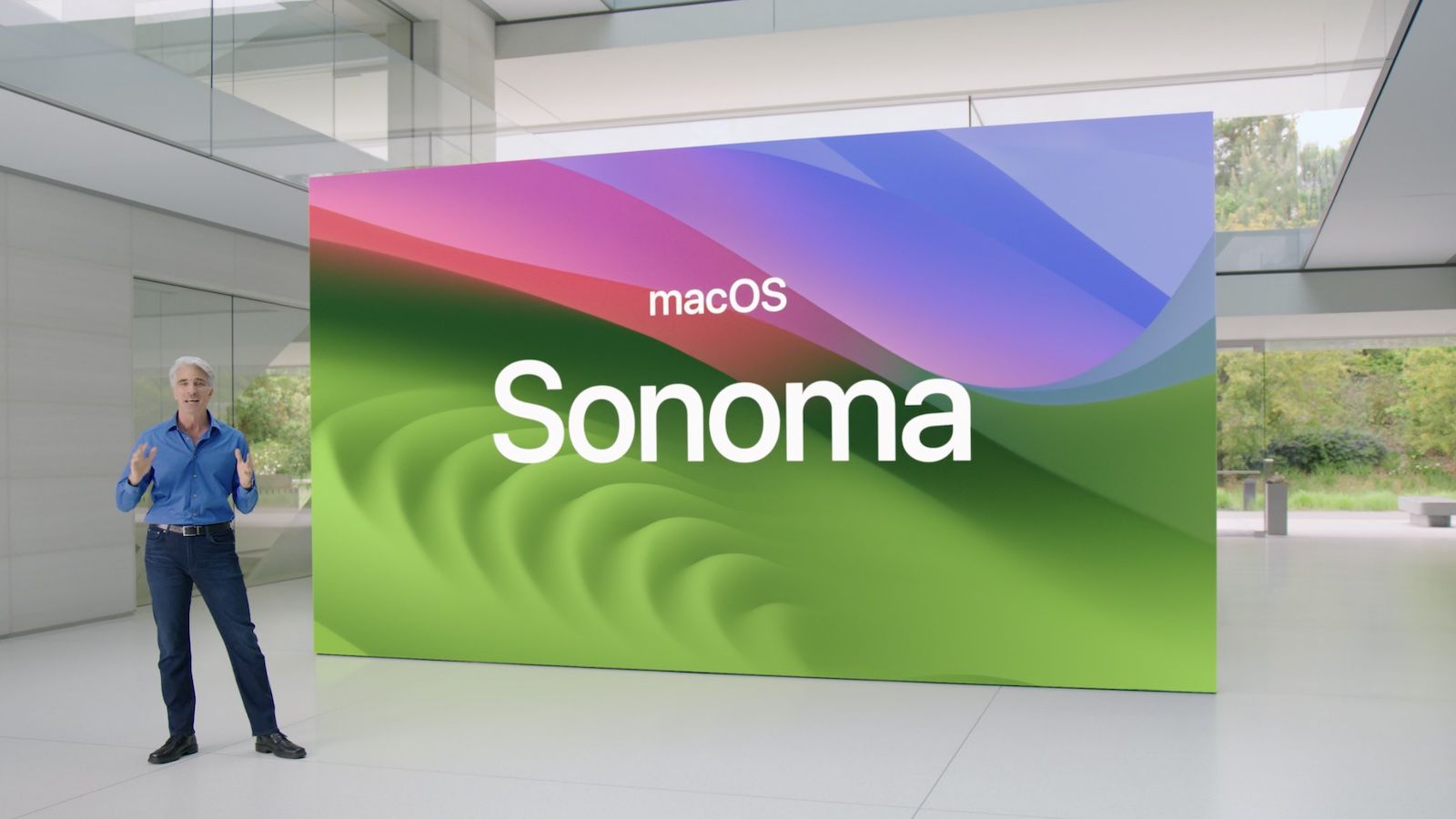 macOS Sonoma release time in your time zone