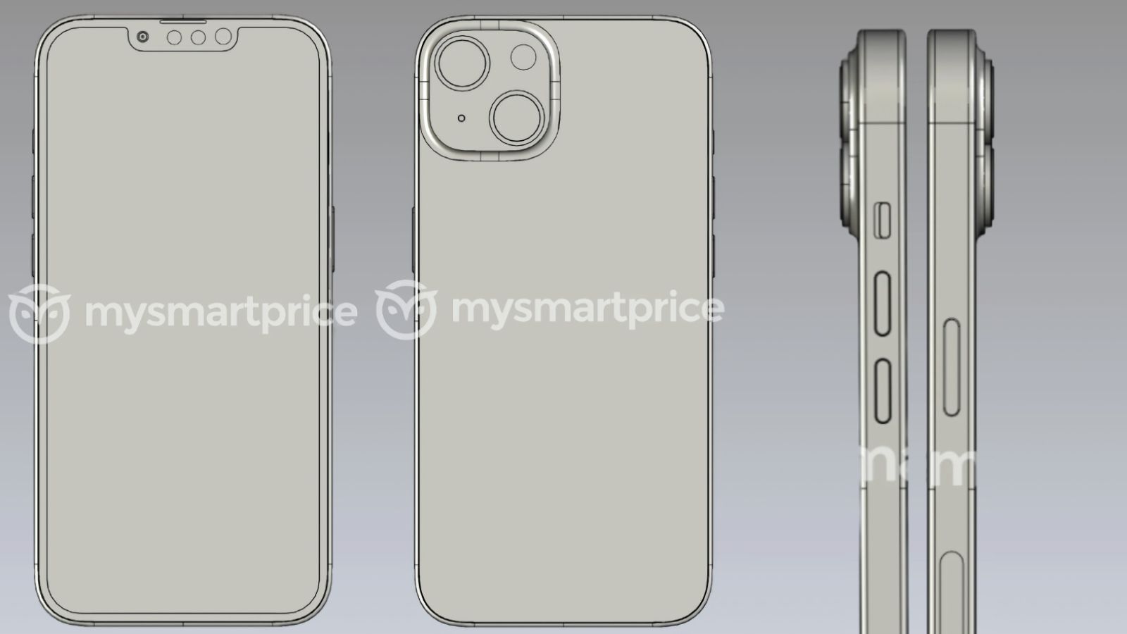 Alleged Iphone 14 Cad Renders Reveal Virtually No Design Changes With Same Notch And Rear Camera Design Macrumors