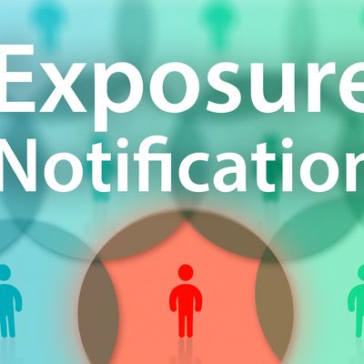 Exposure Notifications W People and Text
