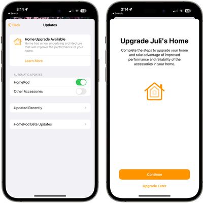 homekit architecture upgrade