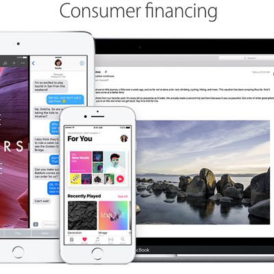 apple consumer financing