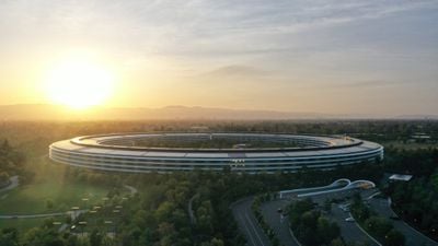 apple park sunset