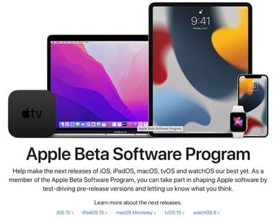 apple beta program