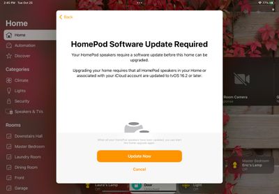 home app architecture update - iOS و iPadOS 16.2 بتا معماری برنامه های خانگی را با عملکرد بهبود یافته بازسازی می کنند