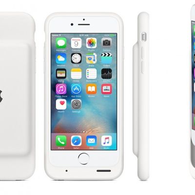 smart battery case white