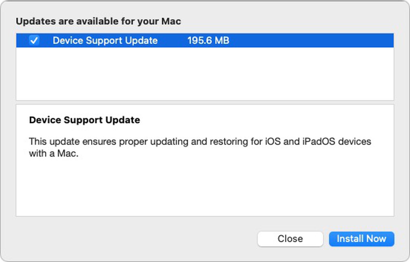 how to update ios for mac