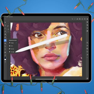 adobe ipad holiday lights