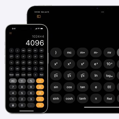 calculator app ipad