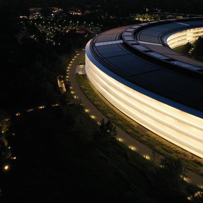 apple park at night 1