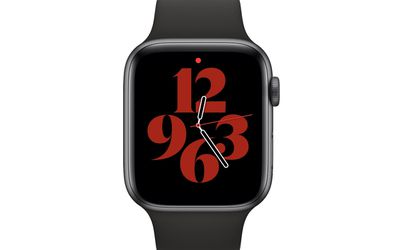 red dot apple watch