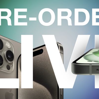 iPhone 15 and 15 Pro Pre Orders Live Feature