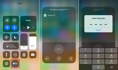 Registrarse negro Broma How to Use Control Center's Apple TV Remote in iOS - MacRumors