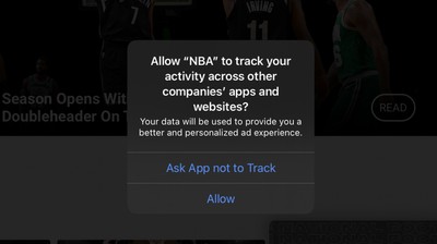 Apple S New Privacy Focused Tracking Prompt Appearing For Ios 14 Users Updated Macrumors