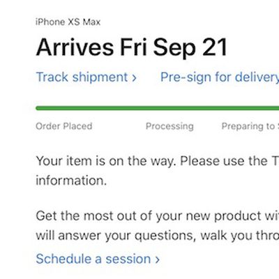 iphone xs max shipped 2