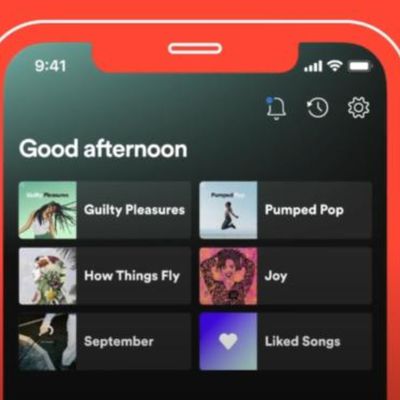 spotify notify tab
