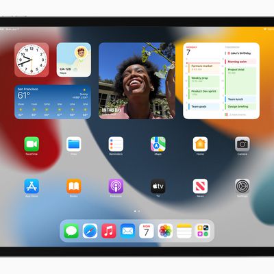 Apple iPadPro iPadOS15 springboard widgets 060721 big
