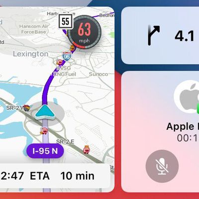 waze carplay split view