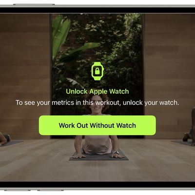 fitness plus workout without watch