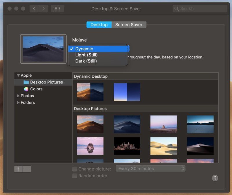 How To Use Macos Mojave S New Dynamic Desktop Feature Macrumors