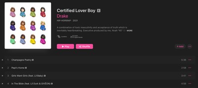 Drake certificado amante chico