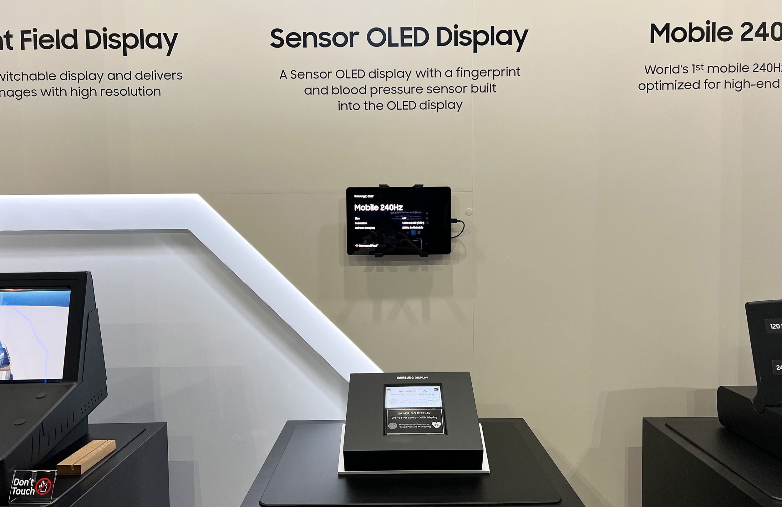 Samsung Display has unveiled a new generation of OLED panel that it says can recognize fingerprints anywhere on the screen and even check the user's h
