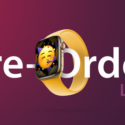 Apple Watch 7 Pre order live feature