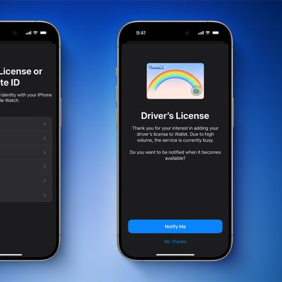 iPhone Drivers Licenses in Seventh U