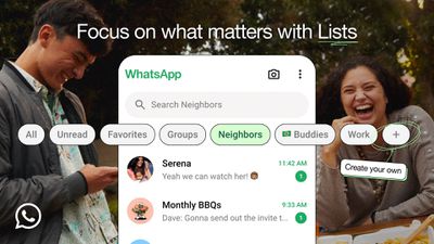 whatsapp chat lists