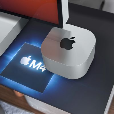 M4 Mac mini Silver Perspective