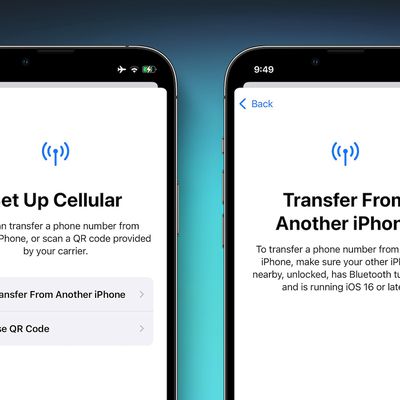 eSIM Transfer Bluetooth iOS 16 Feature