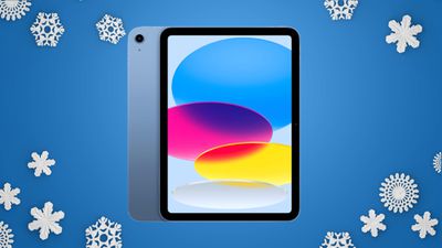 snowflakes on iPad 2