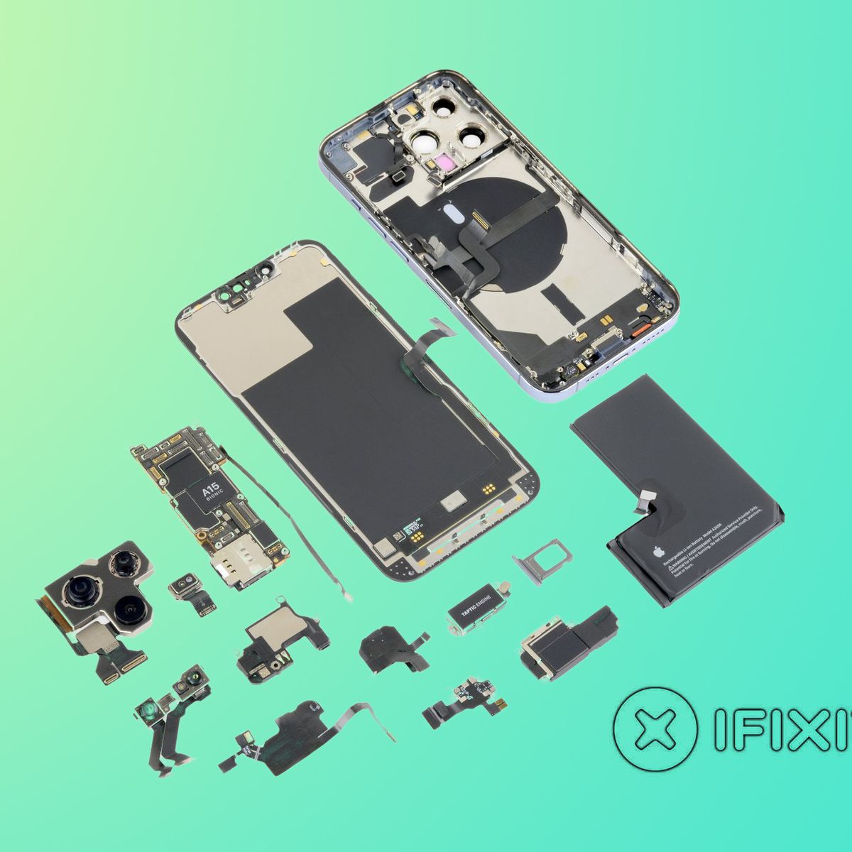 iFixit's Full iPhone 13 Pro Teardown Shows Merged Face ID