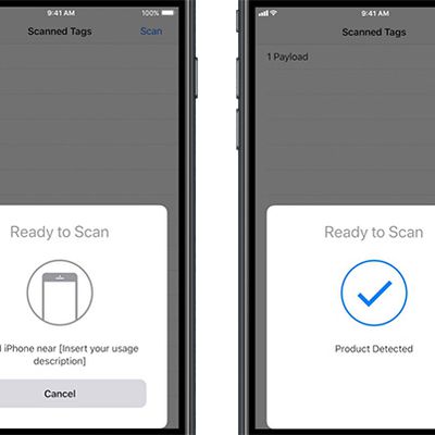 iOS 11 Core NFC duo