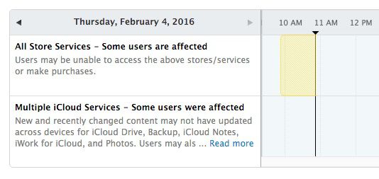 app store itunes downtime feb 2016 image
