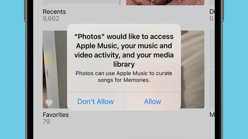 iOS 17.2 beta 3 có lời nhắc cho phép ‌Photos‌ truy cập thư viện Apple Music
