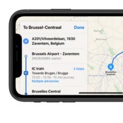 belgium transit apple maps