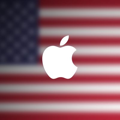 Apple Logo 16x9 US Flag Feature