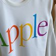 apple sweatshirt