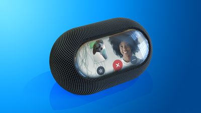 HomePod FaceTime 3D آبی