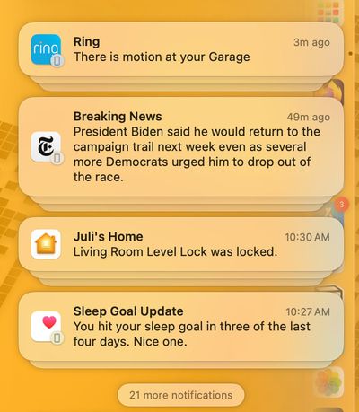 iphone mirroring notifications